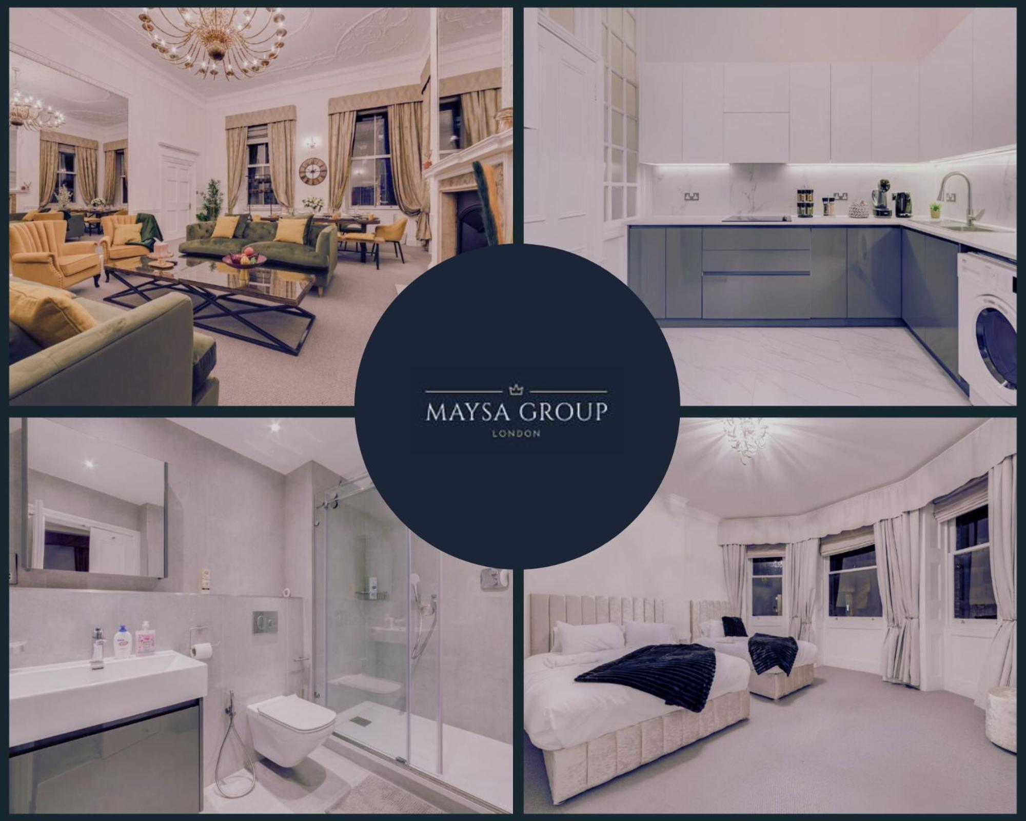 Luxury London 3 Bedroom Duplex With Pool Table - 4Hs Bagian luar foto